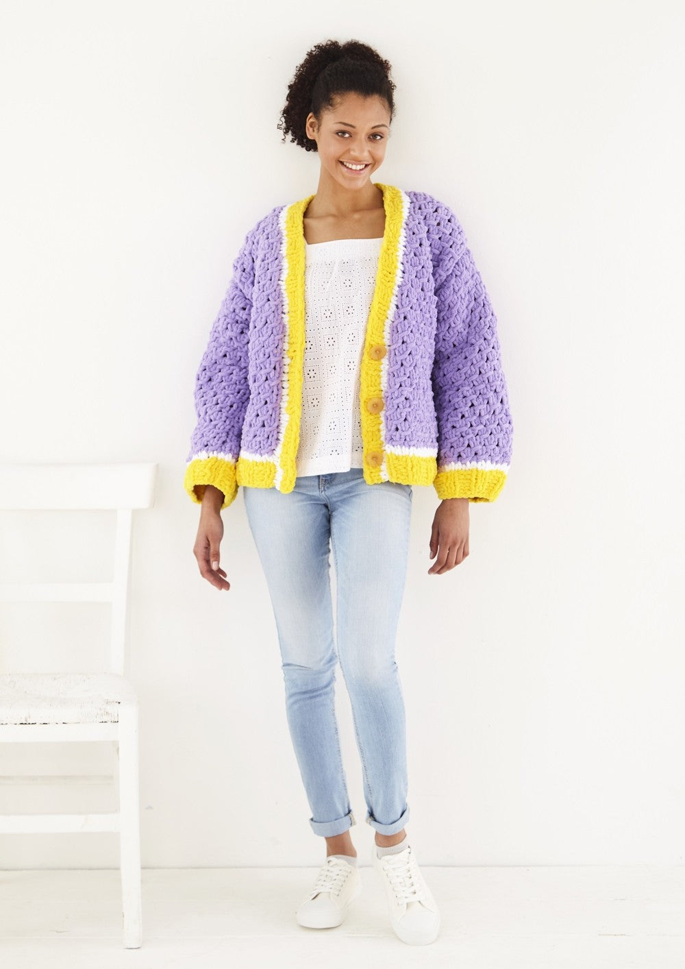 King Cole 6231 Sweater and Cardigan in Toastie Leaflet