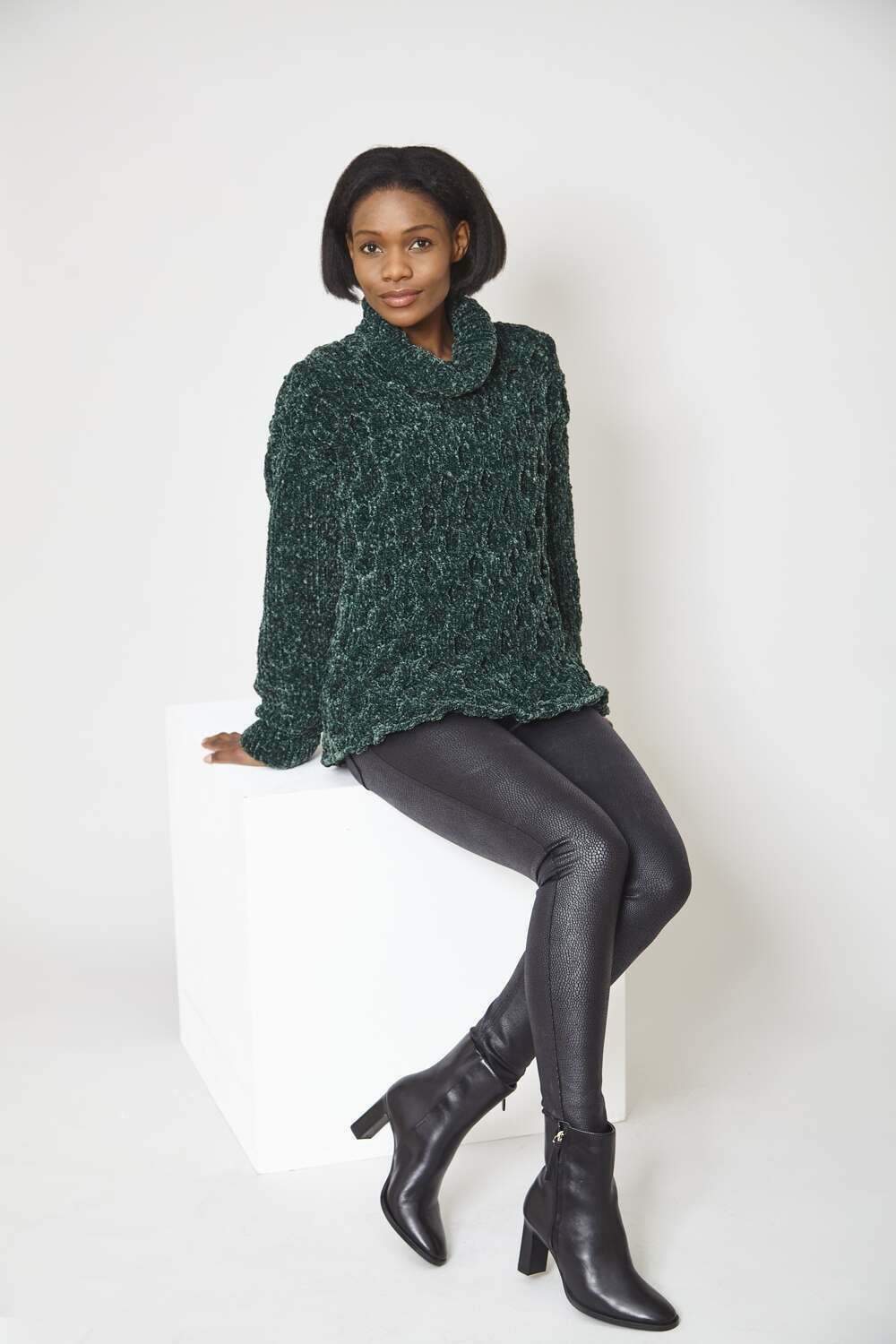 King Cole 6317 Sweater and Tank Top in Yummy Tweed Leaflet