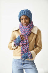 King Cole 6318 Cardigan and Accessories in Yummy Tweed Leaflet