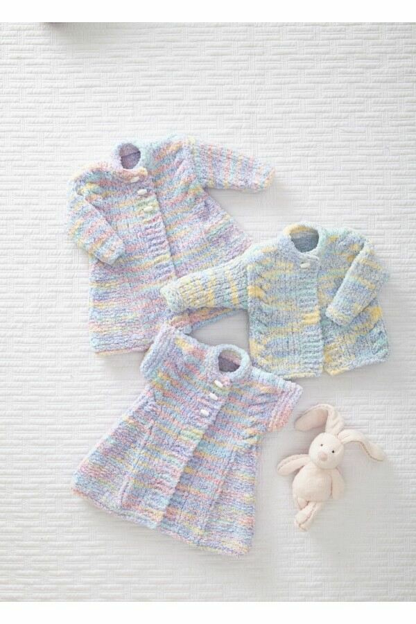 King Cole 6238 Jacket, Cardigan and Waistcoat in Fruitilicious Leaflet