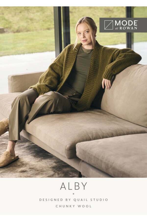 MODE at Rowan - Alby - Cardigan by Quail Studio in Chunky Wool leaflet