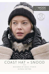 MODE at Rowan - Coast - Hat and Snood by Quail Studio in Alpaca Cotton Leaflet