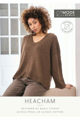 MODE at Rowan - Heacham - Sweater by Quail Studio in Alpaca Cotton or Alpaca Wool Leaflet