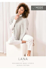 MODE at Rowan - Lana - Poncho by Quail Studio in Alpaca Cotton Leaflet