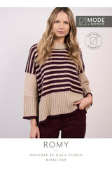 MODE at Rowan Romy Jumper by Quail Studio in Alpaca Wool Leaflet