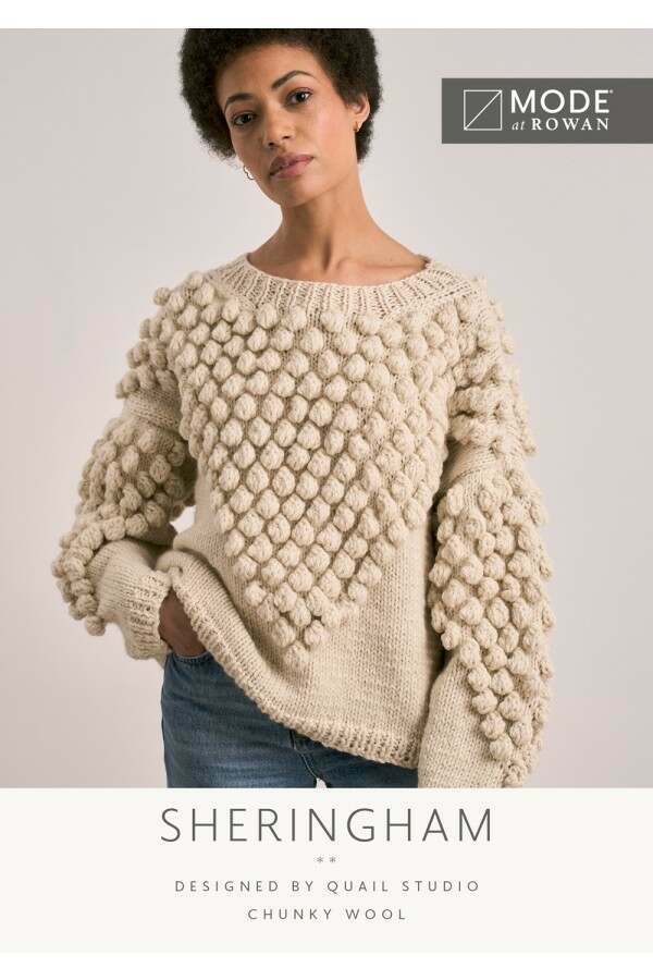 MODE at Rowan - Sheringham - Jumper by Quail Studio in Chunky Wool Leaflet
