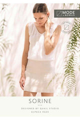 MODE at Rowan Sorine Top by Quail Studio in Alpaca Haze Leaflet