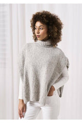 MODE at Rowan - Lana - Poncho by Quail Studio in Alpaca Cotton Leaflet