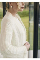 MODE at Rowan - Ovington - Coatigan by Quail Studio in Alpaca Haze Leaflet