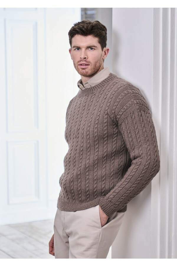 MODE at Rowan - Pentney - Sweater by Quail Studio in Alpaca Wool Leaflet