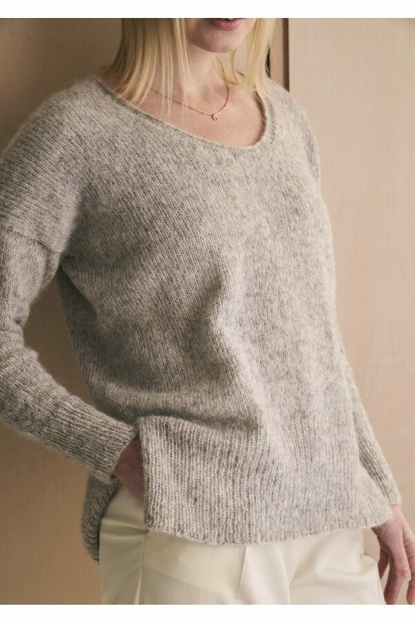 MODE at Rowan - Titchwell - Sweater by Quail Studio in Alpaca Cotton Leaflet