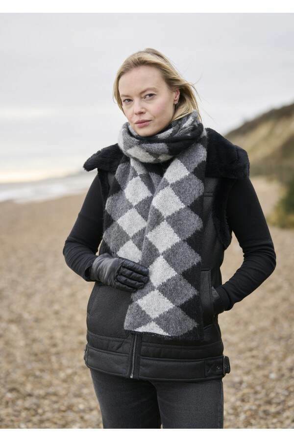 MODE at Rowan - Wave - Hat and Wrap by Quail Studio in Softest Alpaca Leaflet