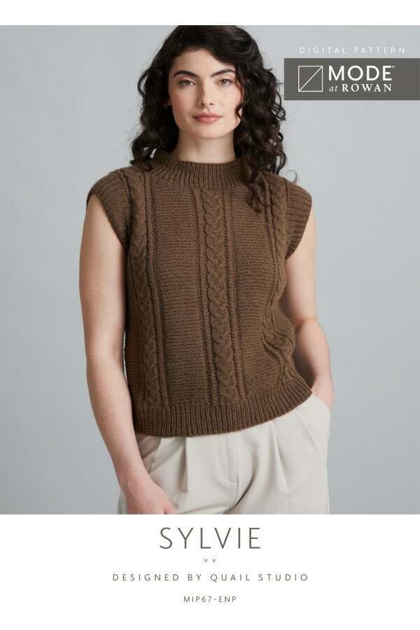 MODE at Rowan Sylvie Top by Quail Studio in Alpaca Wool Leaflet