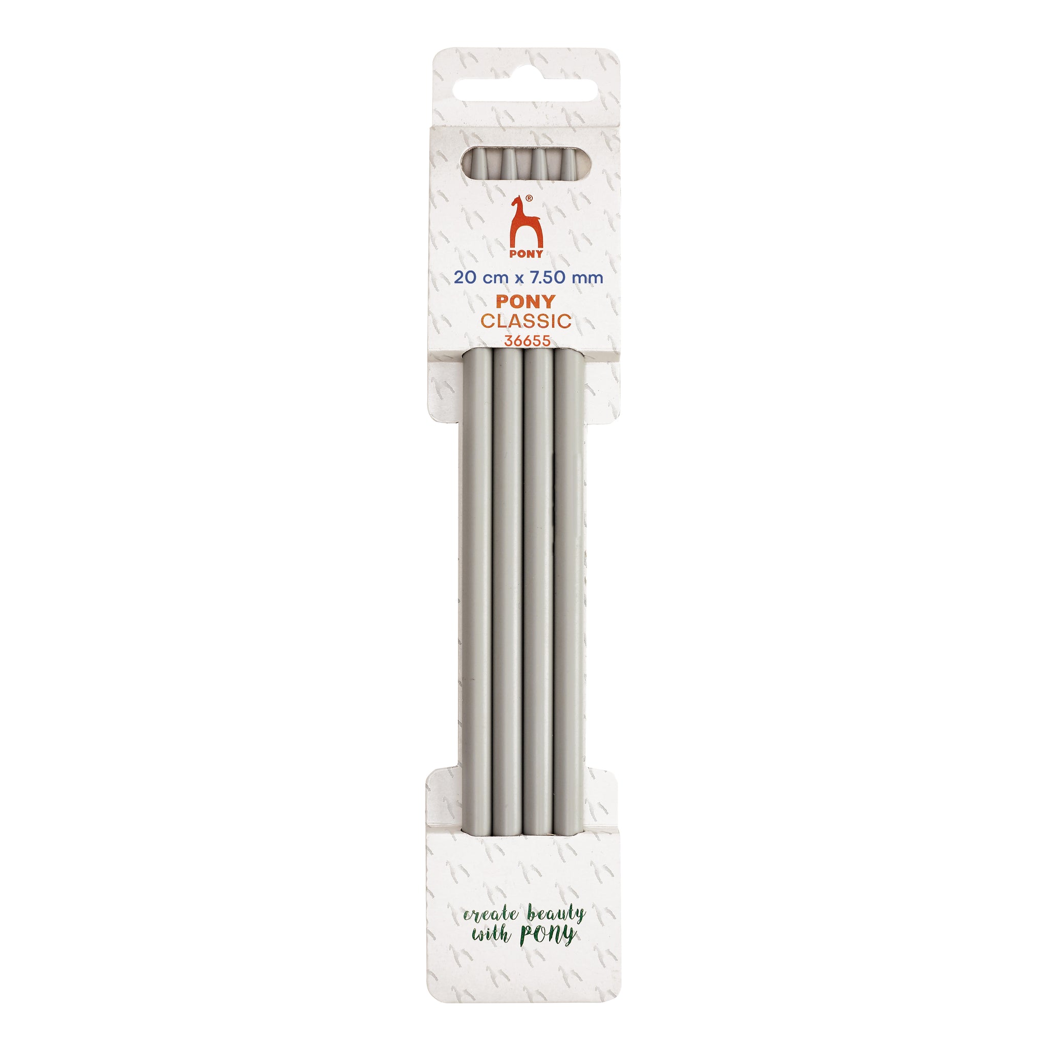 Pony 7.50mm 20cm Double Pointed Knitting Needles