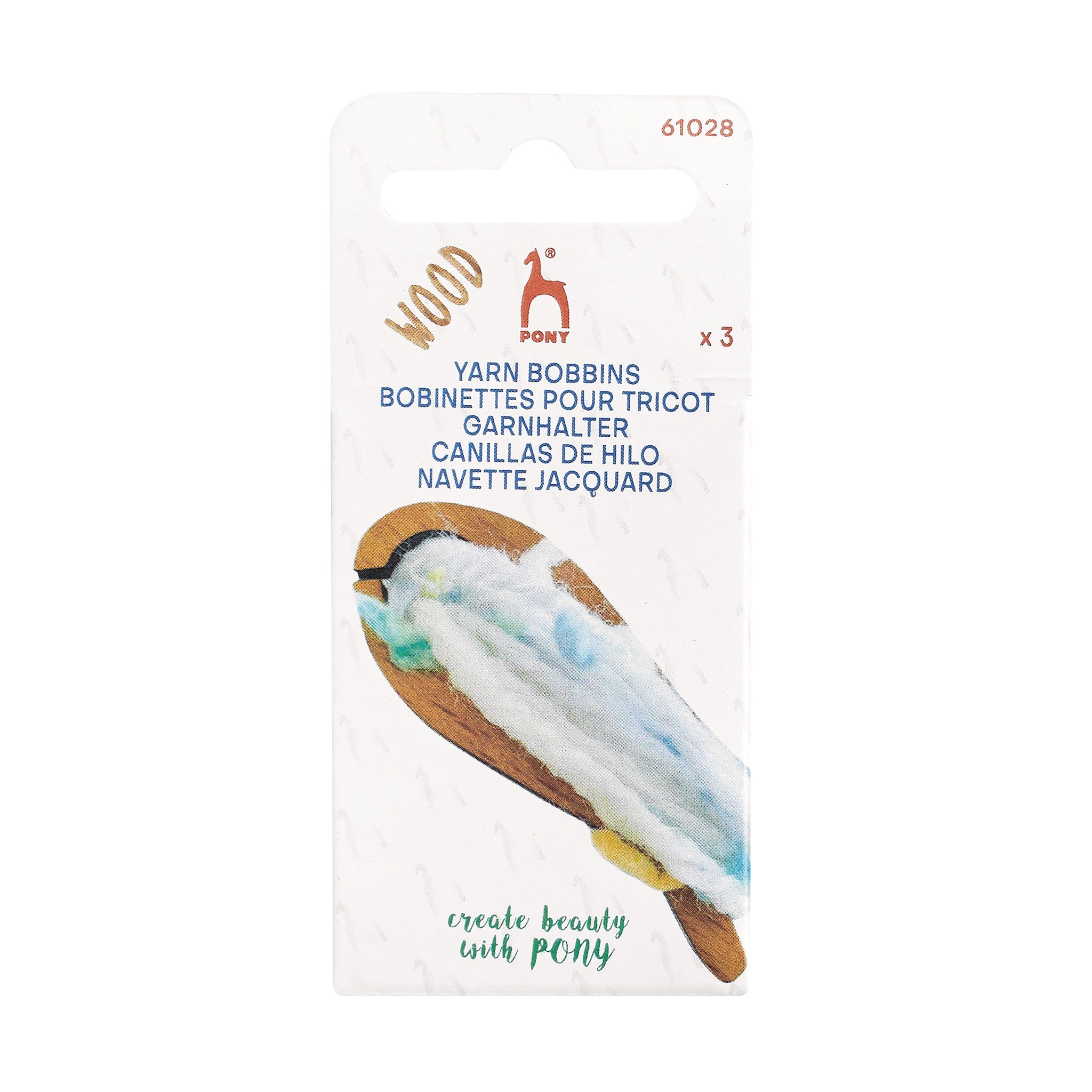 Yarn Bobbin Wooden Fish Shape