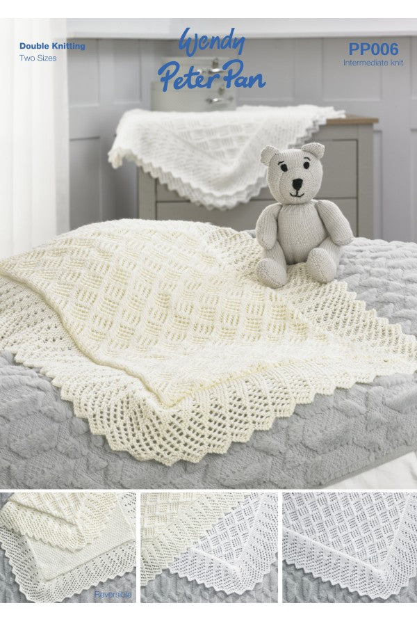Peter Pan PP006 Blankets and Teddy in Peter Pan DK Leaflet