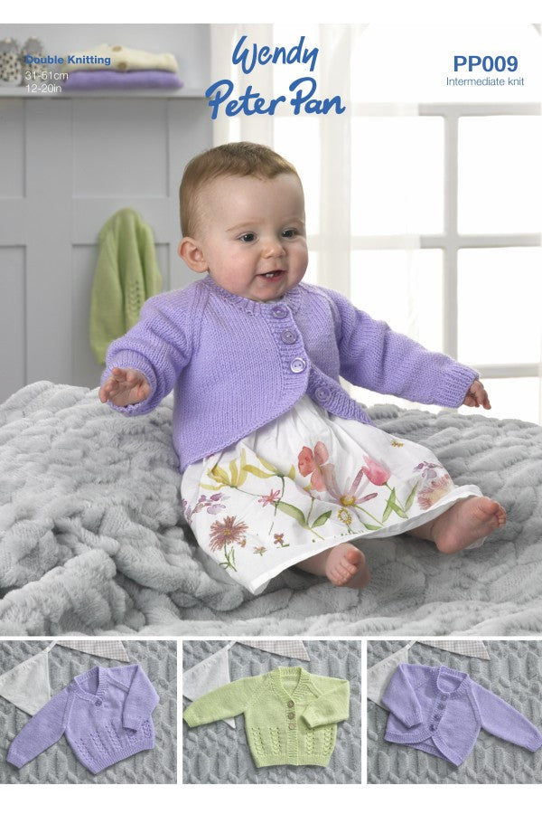 Peter Pan PP009 Cardigan, Sweater and Bolero in Peter Pan DK Leaflet