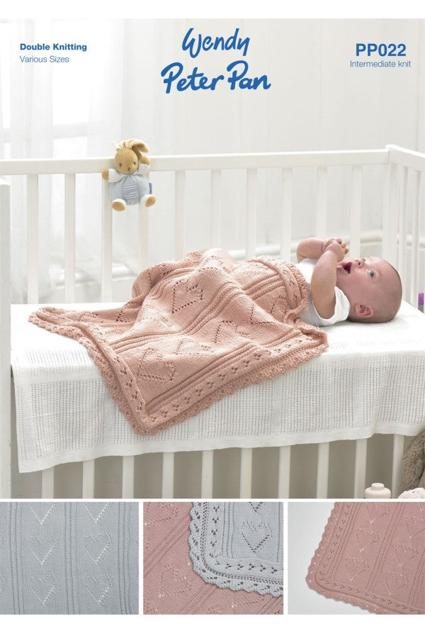 Peter Pan PP022 Blanket in Peter Pan DK Leaflet