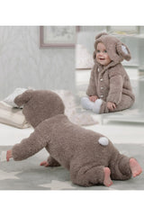 Peter Pan P1295 Bunny Onesie in Precious Chunky Leaflet