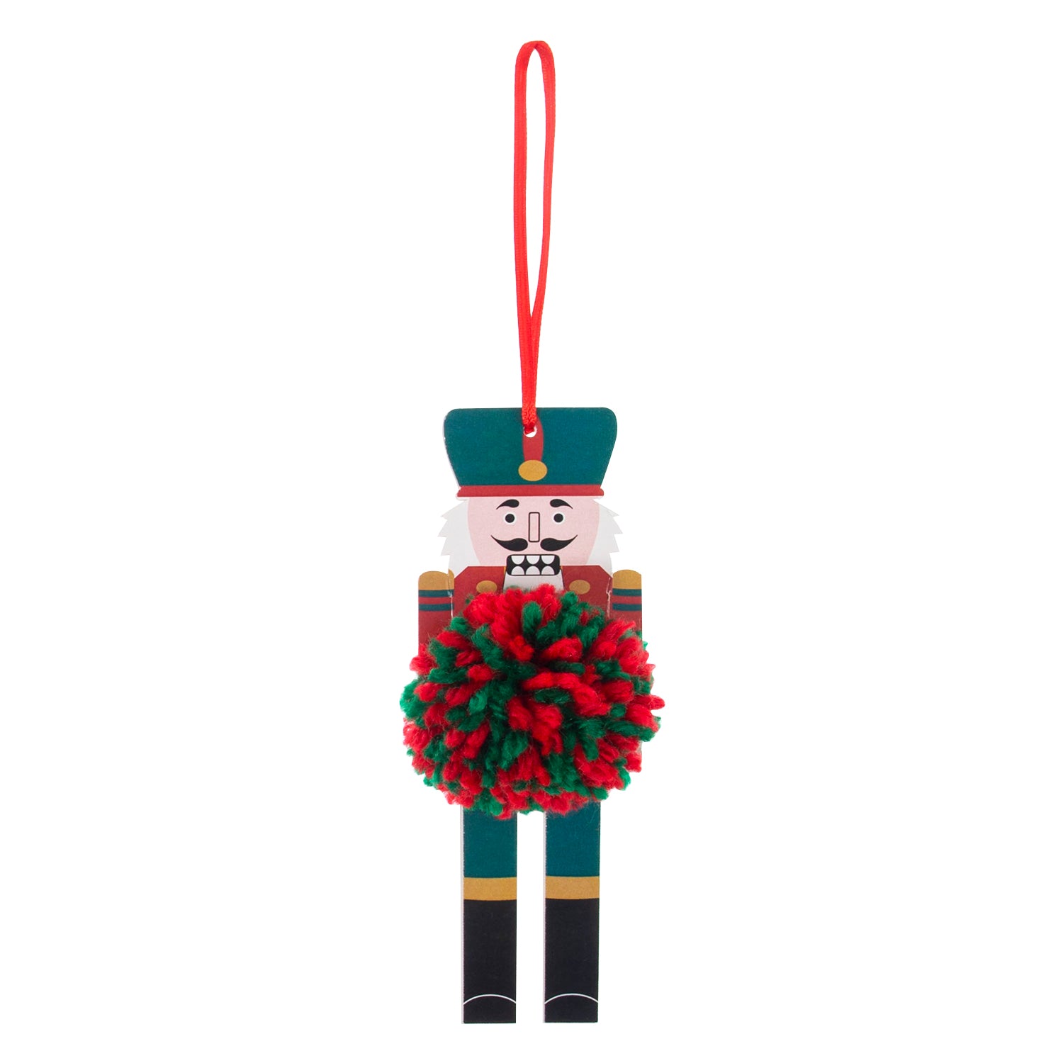 Pom Pom Decoration Kit: Christmas Nutcracker