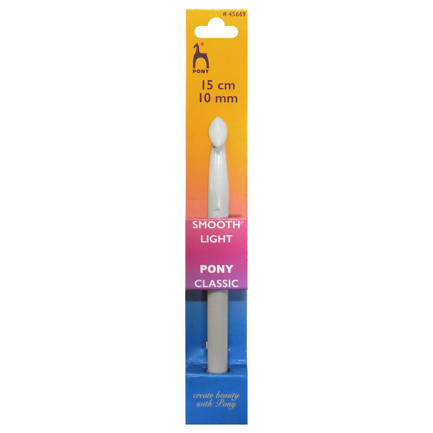 Pony Crochet Hook Plastic 10.00mm