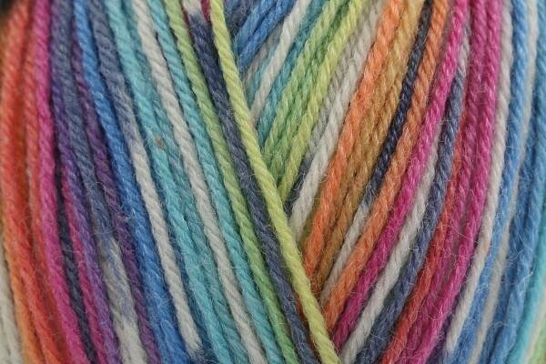 Rico Socks Superba Bamboo 4 ply - Classic Rainbow 058 - 100g
