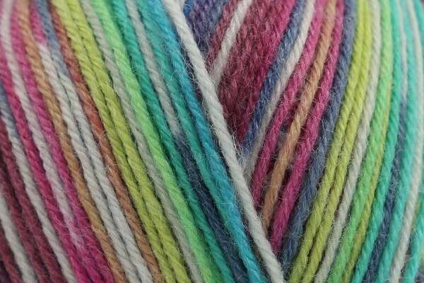 Rico Socks Superba Bamboo 4 ply Summer Rainbow 059 - 100g