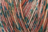 Rico Socks Sprinkly Stripey 4 Ply Rose 002 - 100g