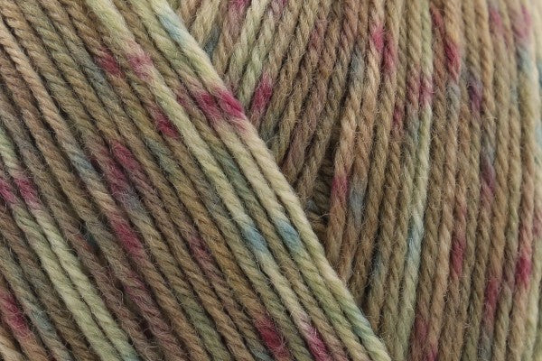 Rico Socks Sprinkly Stripey 4 Ply Forest 006 - 100g