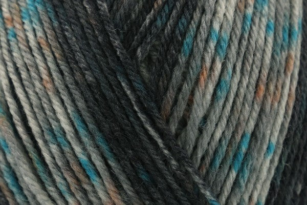 Rico Socks Sprinkly Stripey 4 Ply Clouds 008 - 100g