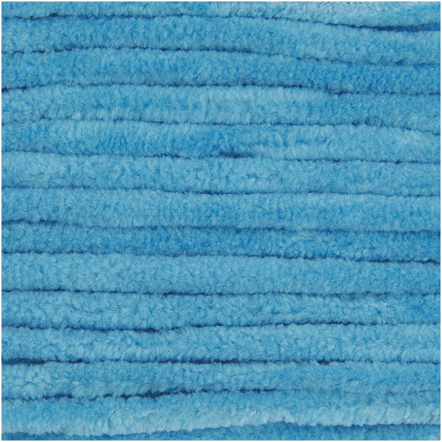 Rico Creative Chenillove Best Chenille Ever Neon Blue 008 Knitting and Crochet Yarn