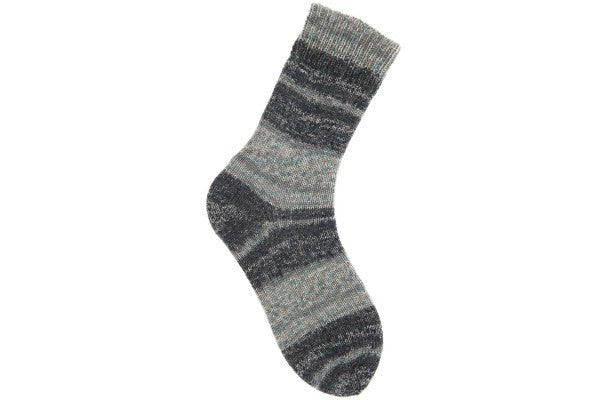Rico Socks Sprinkly Stripey 4 Ply Clouds 008 - 100g