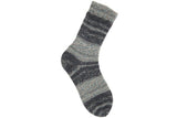 Rico Socks Sprinkly Stripey 4 Ply Clouds 008 - 100g