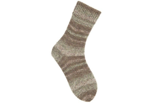 Rico Socks Sprinkly Stripey 4 Ply Forest 006 - 100g