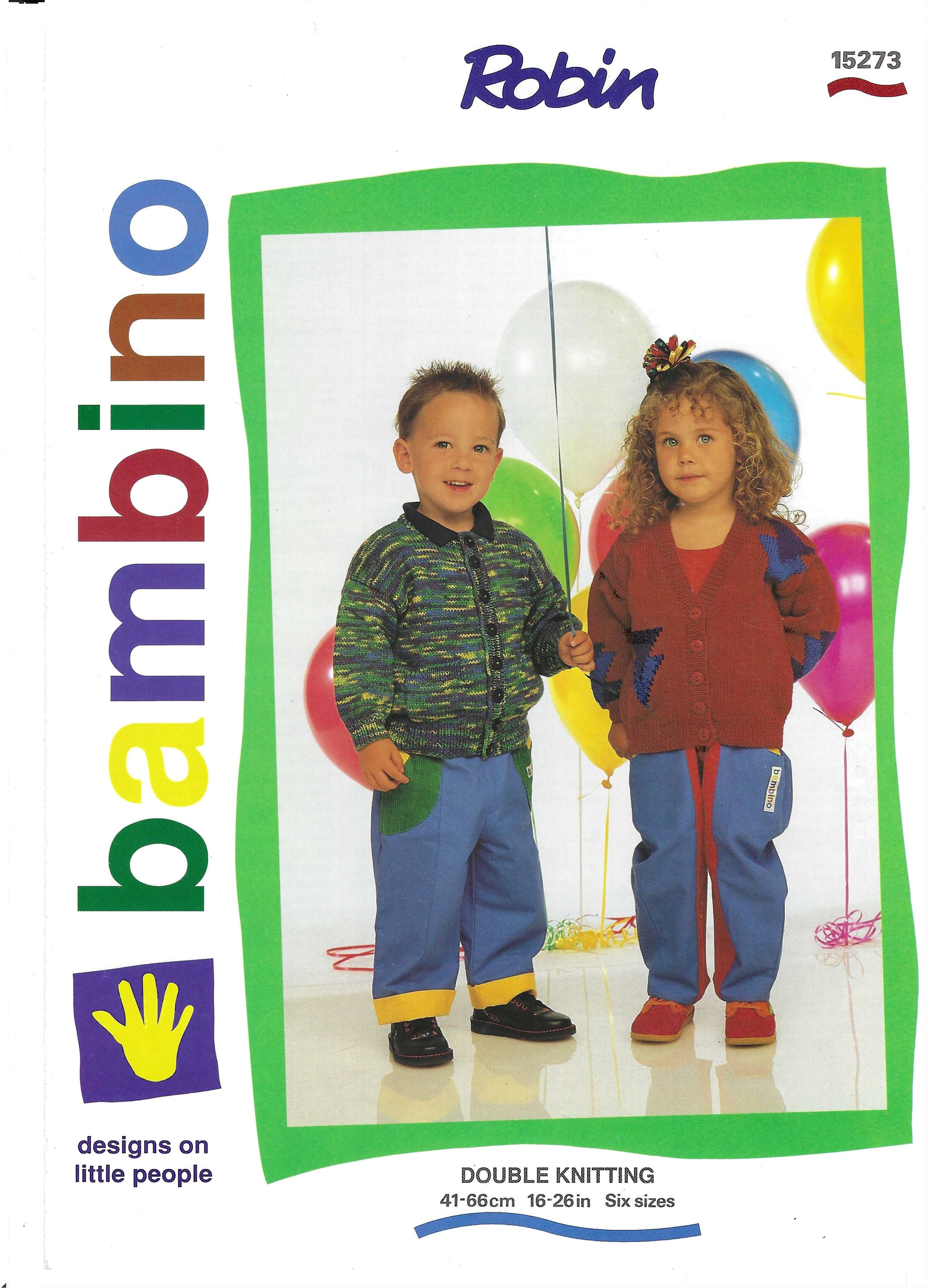 PDF Babies Or Children Cardigans DK Robin 15273 (Downloadable PDF)