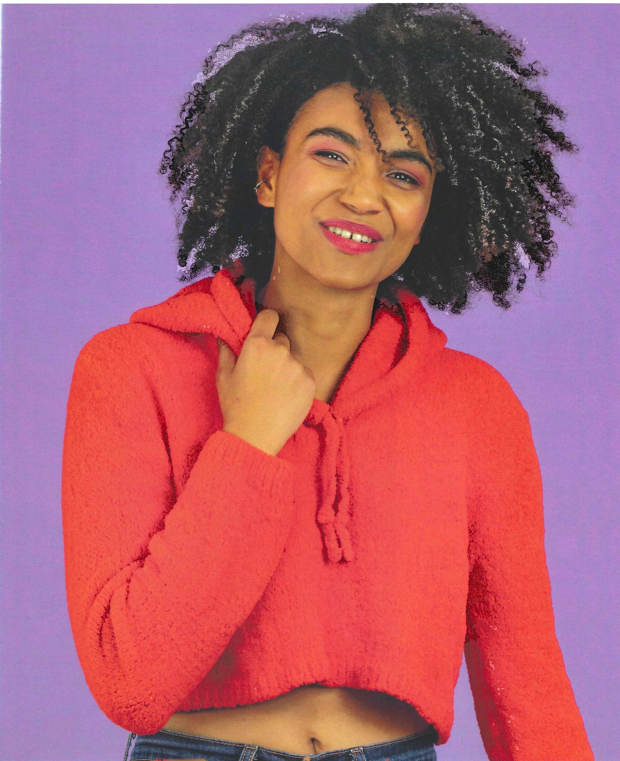 PDF Ladies Hoodies Crop Or Long Robin Plush DK 3064 (Downloadable PDF)