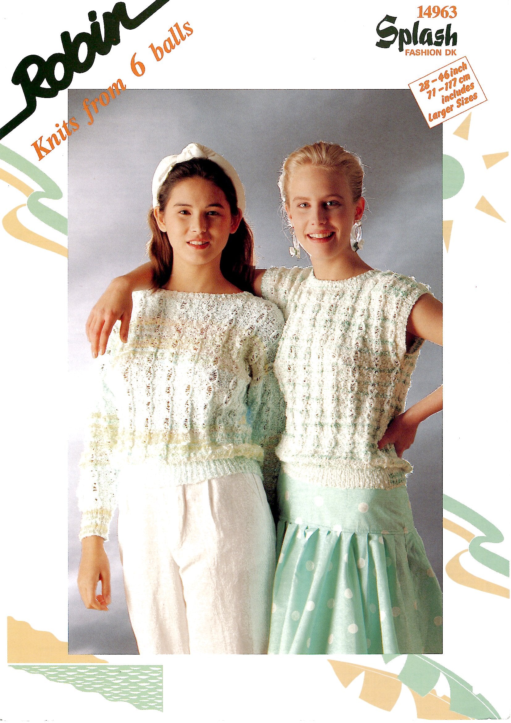 PDF Sleeveless Or Sweater DK Robin 14963 (Downloadable PDF)