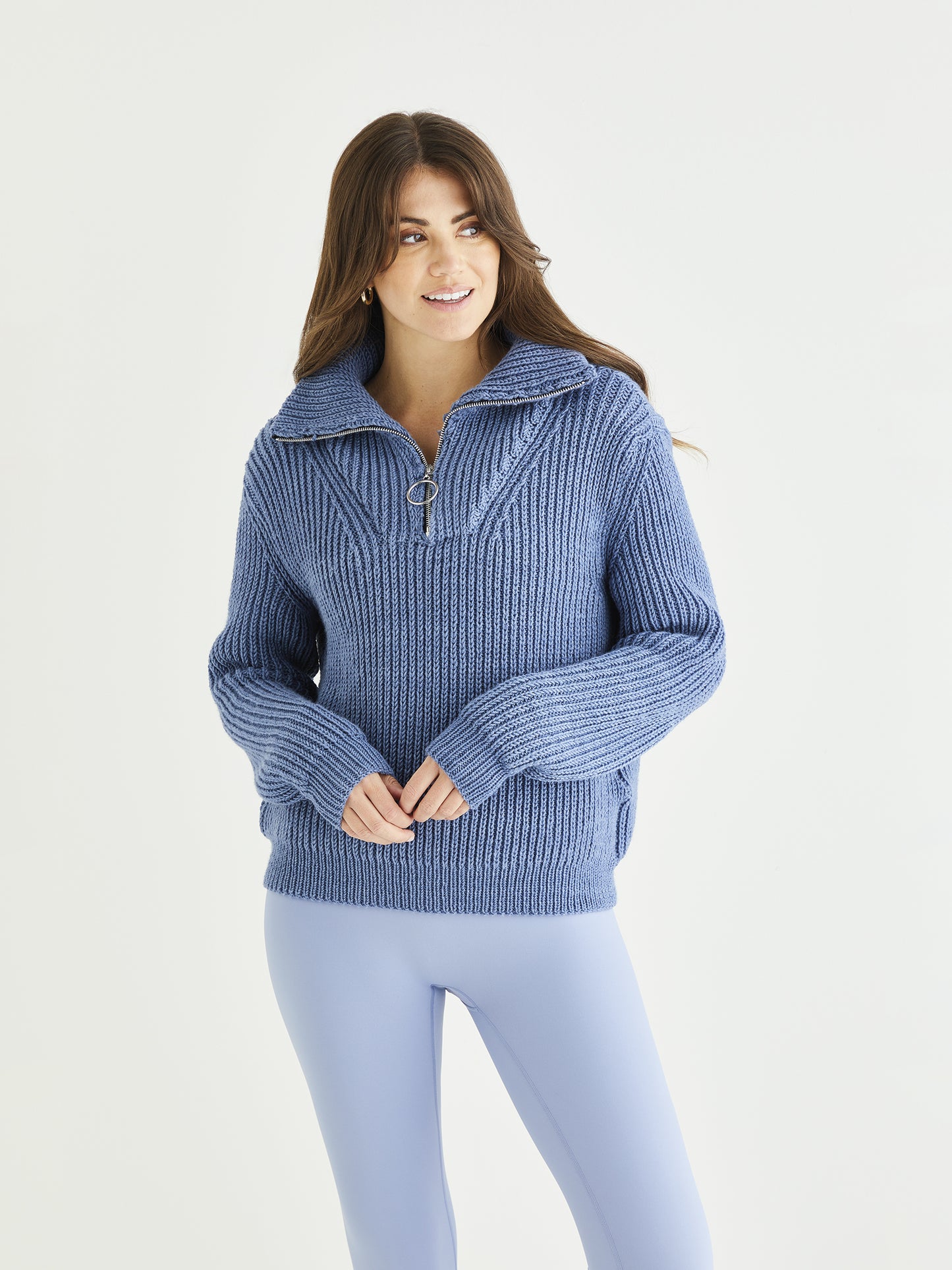 Sirdar: 10555 DK Rib Sweater with Zip