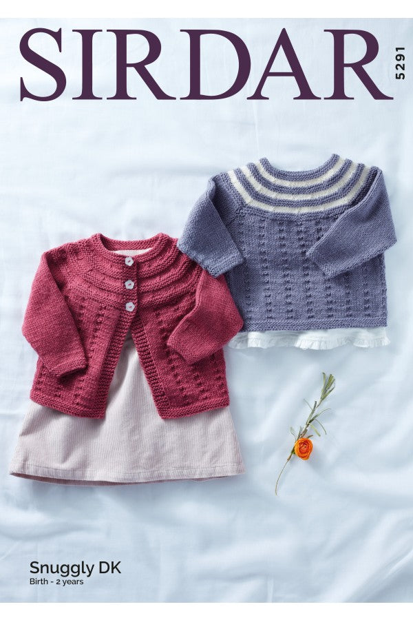 Sirdar 5291 Cardigan and Sweater in Snuggly DK Leaflet