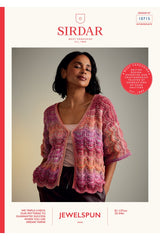 Sirdar 10715 Cardigan in Jewelspun Booklet