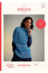 Sirdar 10721 Poncho in Jewelspun Booklet