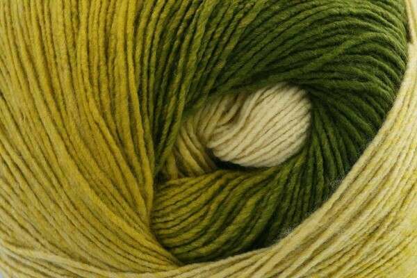 Sirdar Jewelspun Ombre Aran Sunlit Green 107 - 400g