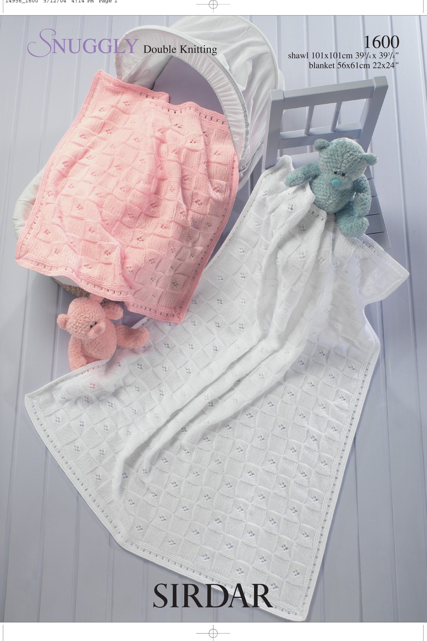Sirdar Snuggly DK Pattern 1600 Blanket