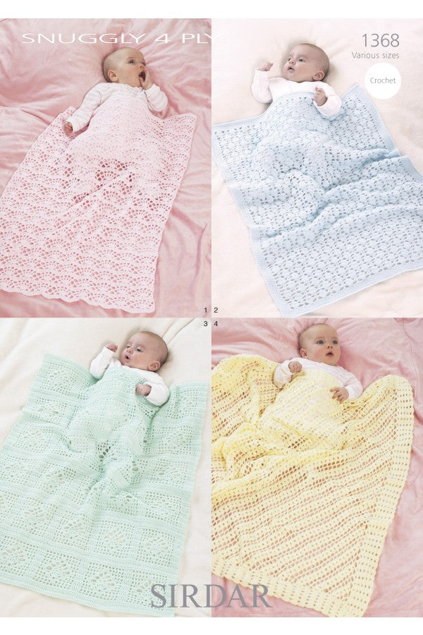 Sirdar 1368 Crochet Snuggly 4 Ply Leaflet