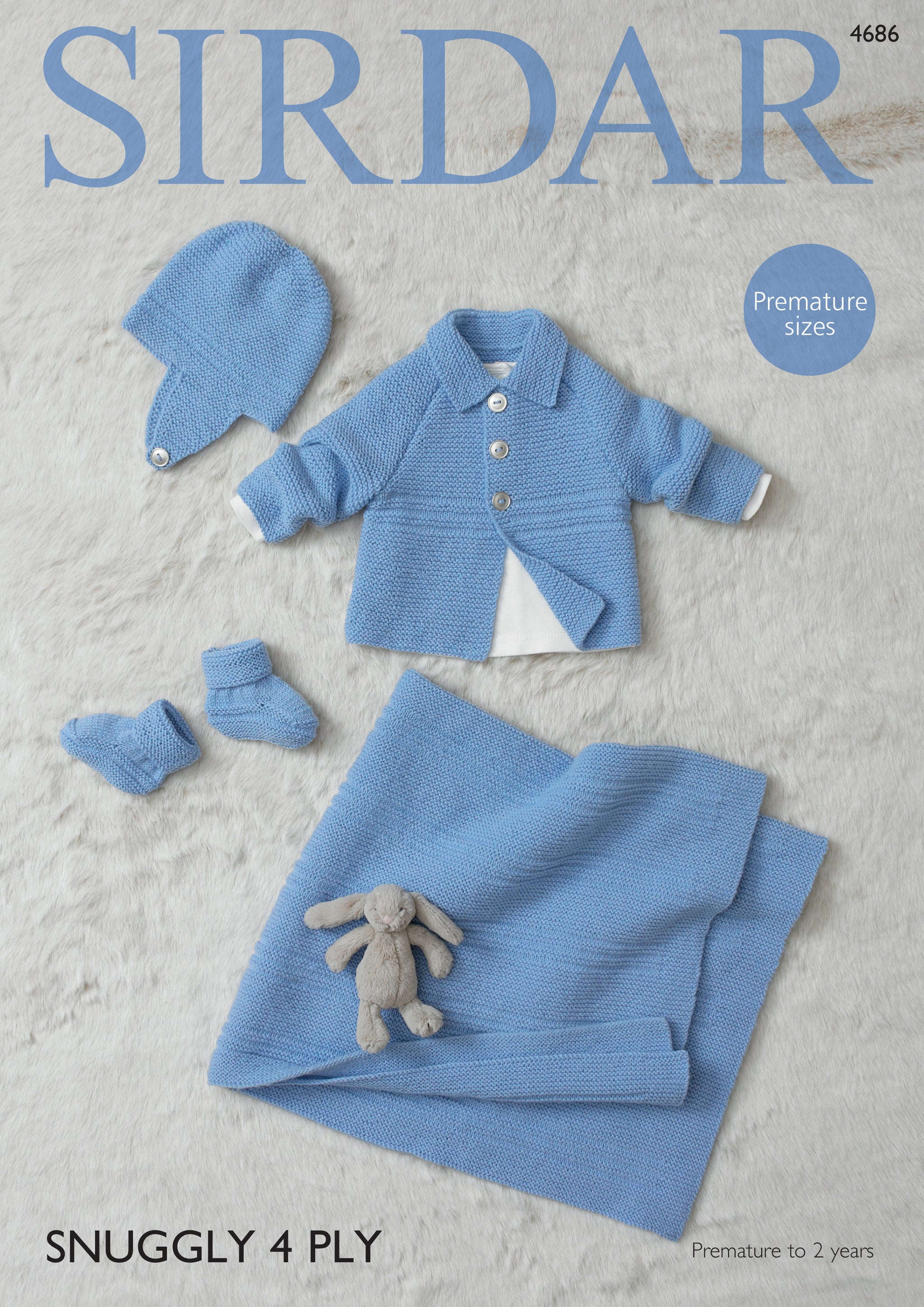 Sirdar Snuggly Baby 4ply 4686 Premature to 2 Years