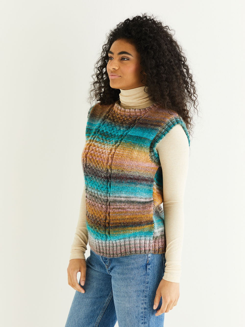 Sirdar 10291 Tank Top in Jewelspun Leaflet