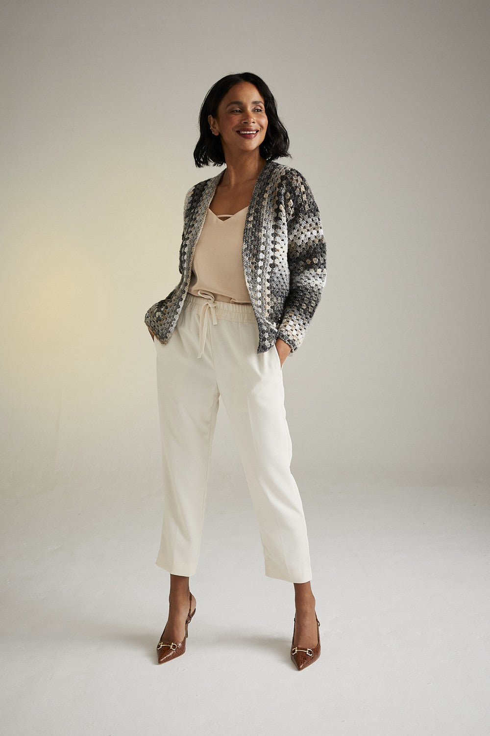 Sirdar 10727 Crochet Cardigan in Jewelspun Booklet