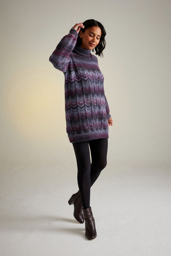 Sirdar 10713 Sweater Dress in Jewelspun Booklet