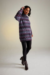 Sirdar 10713 Sweater Dress in Jewelspun Booklet