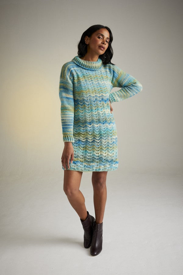 Sirdar 10726 Sweater Dress in Jewelspun Booklet